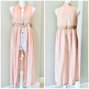 Anthro Do everything in Love kimono vest